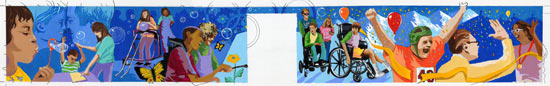Charles L Lowman Special Education Center Mural
