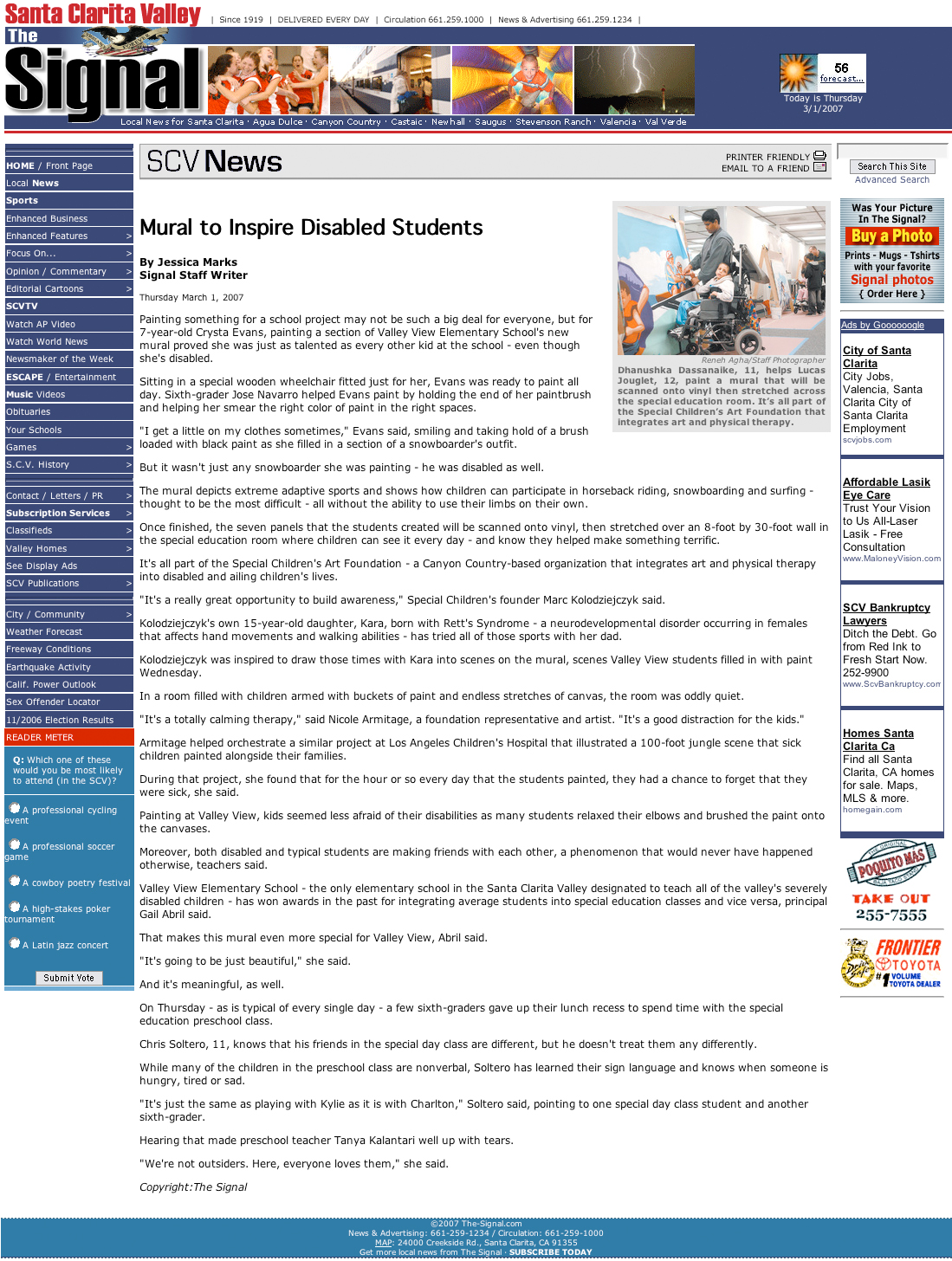 The Signal Web Article